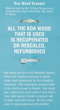 KOA Wood Scoop