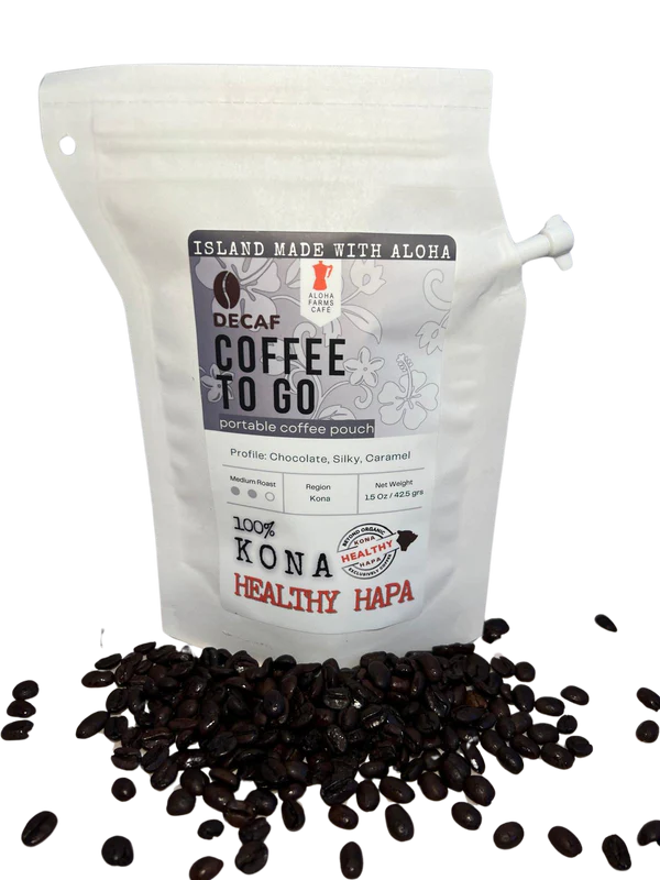 Aloha Farms Café – Ready to go coffee 2 oz. Pouch