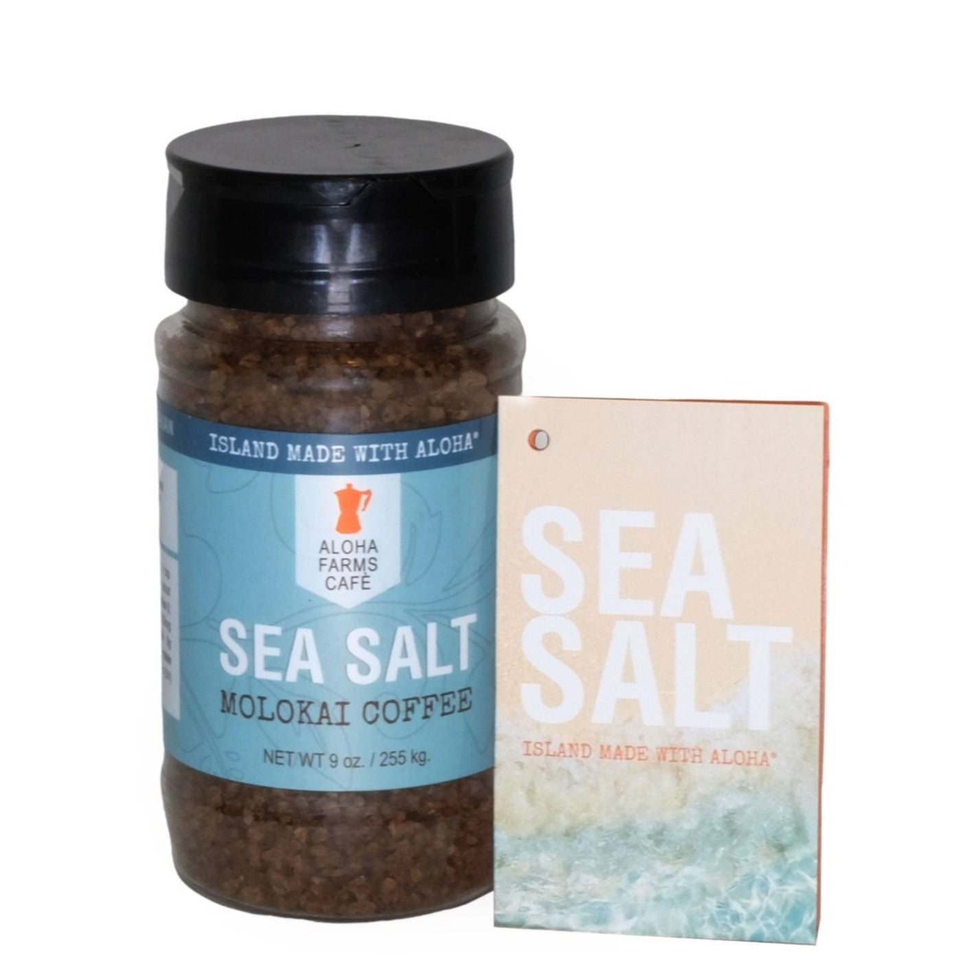 9 OZ. VOLCANIC SEA SALT MOLOKAI COFFEE from HAWAII