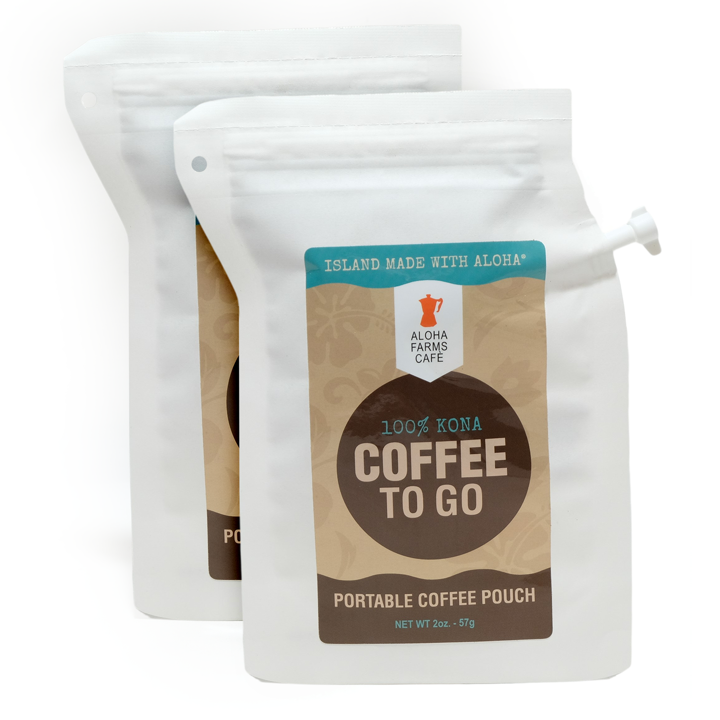 Aloha Farms Café – 2 oz. Ready to go coffee POUCH