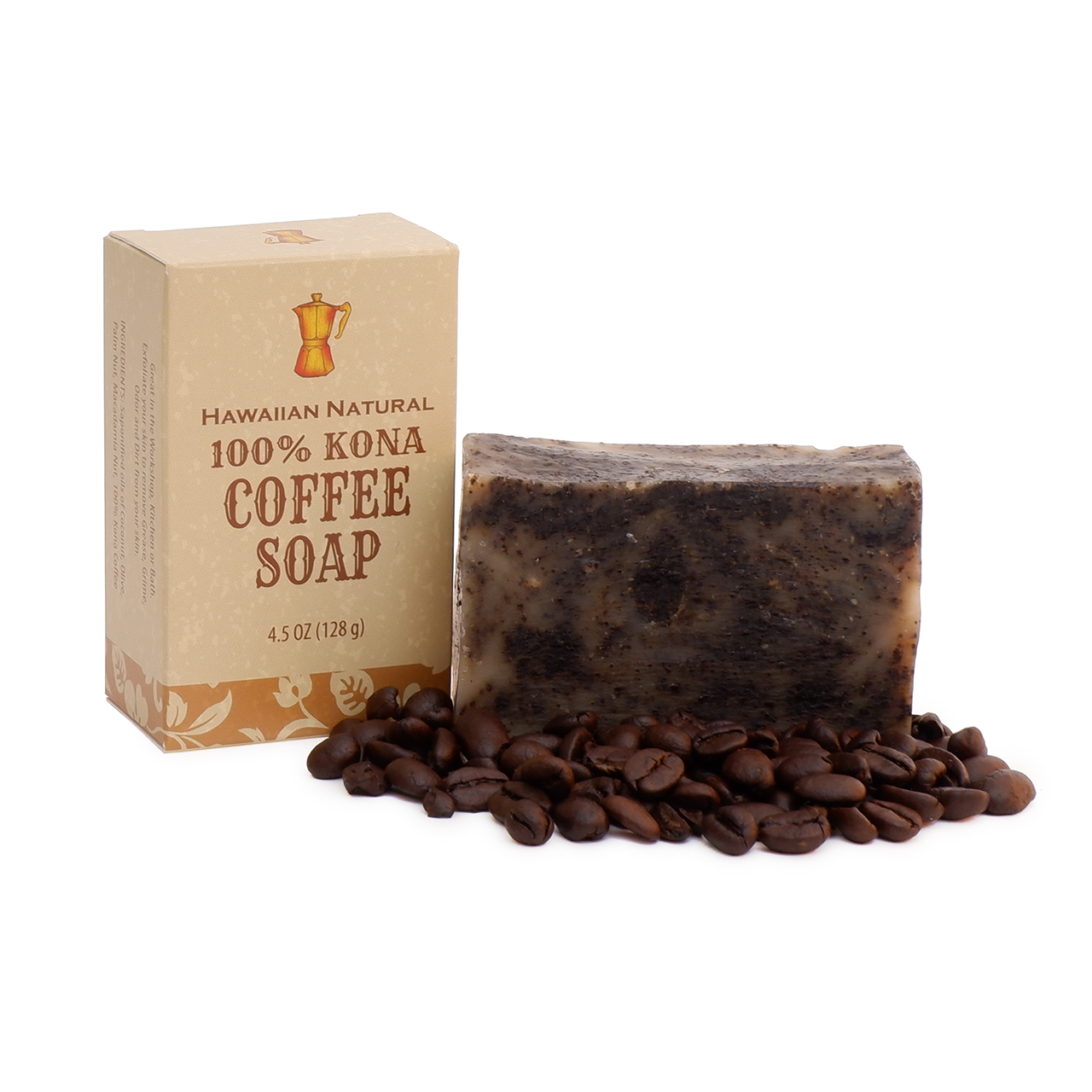 100% Kona Coffee Soap 5 oz. bar