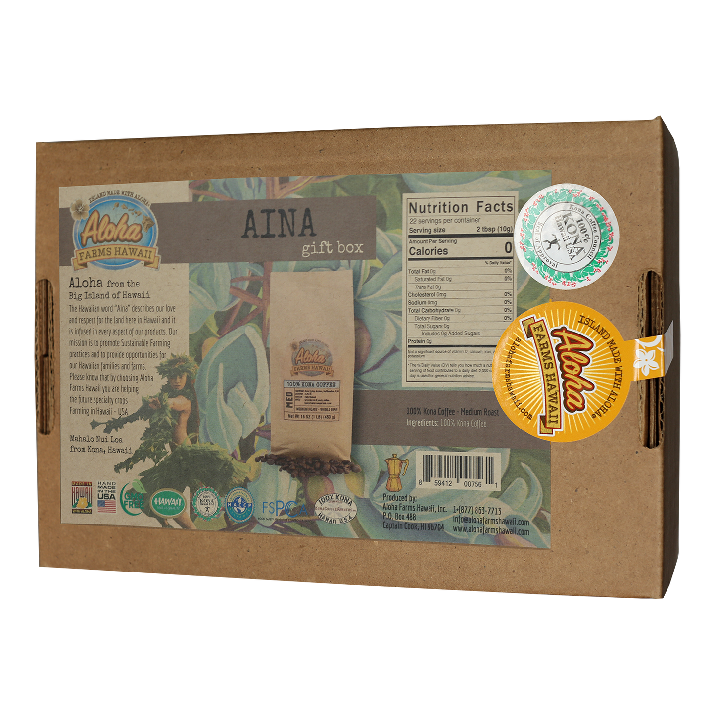 Aina Gift Coffee Box