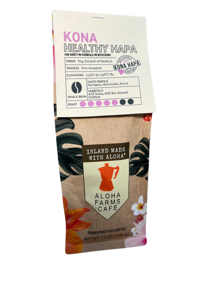 100% Kona Healthy Hapa - Medium dark roast