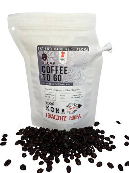 Aloha Farms Café – Ready to go coffee 2 oz. Pouch