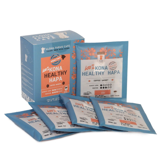 100% Kona Healthy Hapa Coffee Sachet (Box with 5 sachets)